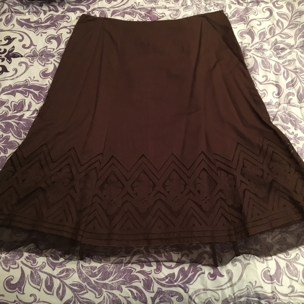 Nine West Brown skirt